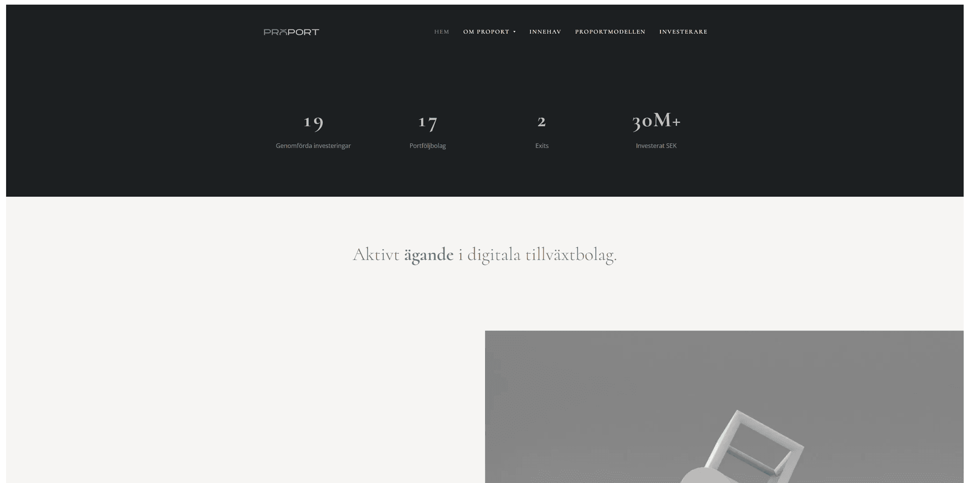 Proport – Fastighetsinvestering